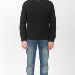 Maglione Trecce - Nero