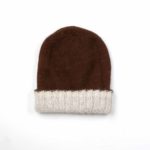 Berretto Doppio - Marrone&Bianco