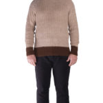 Sweater Bicolore Beige&Brown